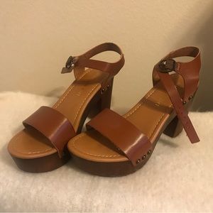 Madden Girl platform ankle strap sandal